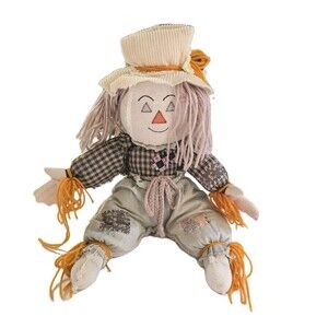 Scarecrow Joe Halloween Autumn Rag Doll – Cloth Figure Seasonal Decor